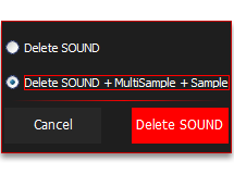 SOUND Delete