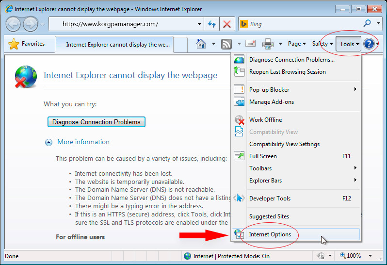 IE Settings
