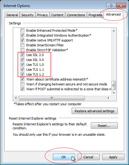 TLS Settings